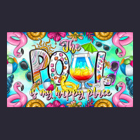 The Pool Is My Happy Place Vintage Tee | Teevron