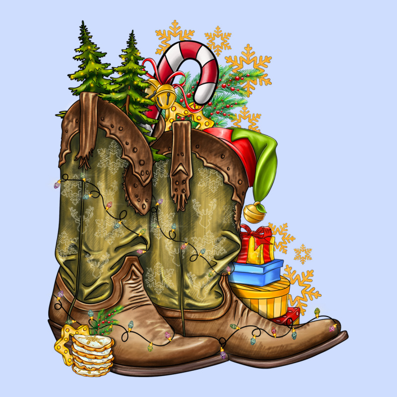 Christmas Boots Urban Heavy Tee by CowhideDigitalArt | Teevron