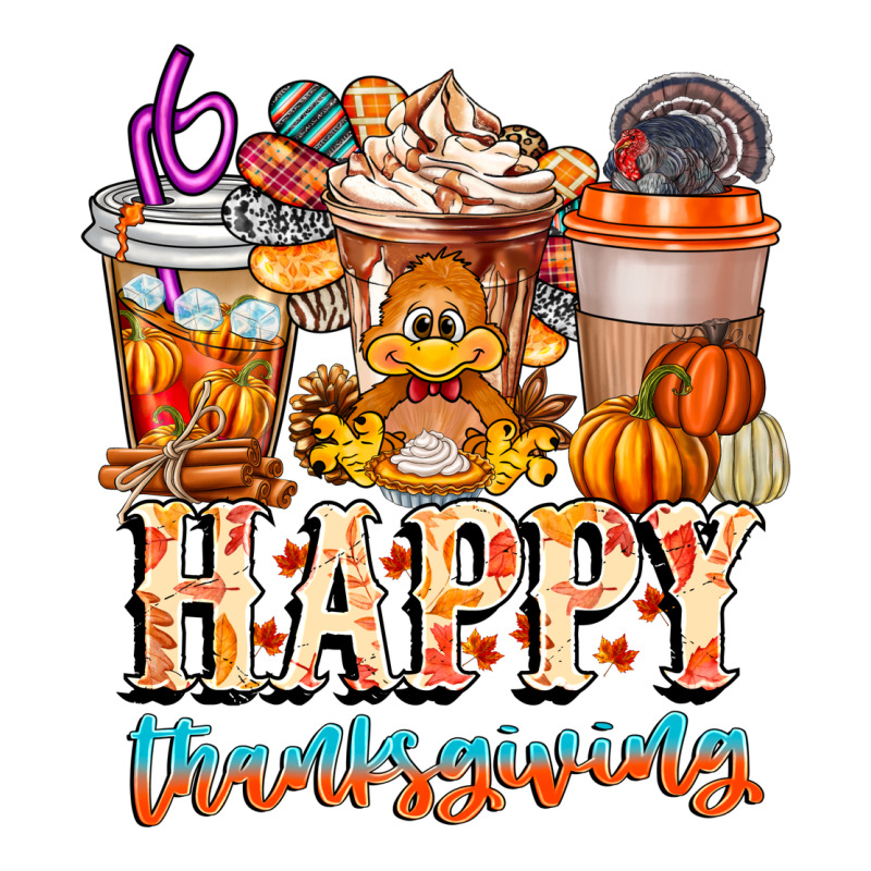 Happy Thanksgiving Ladies Tee by CowhideDigitalArt | Teevron