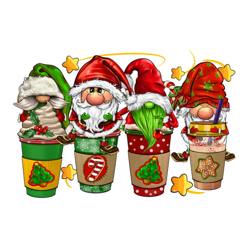 Christmas Coffee Cups Gnomies Premium Tee by FaDigitalArtStudio | Teevron