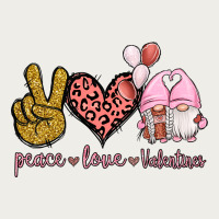 Peace Love Valentines Gnomes Zipper Hoodie | Teevron