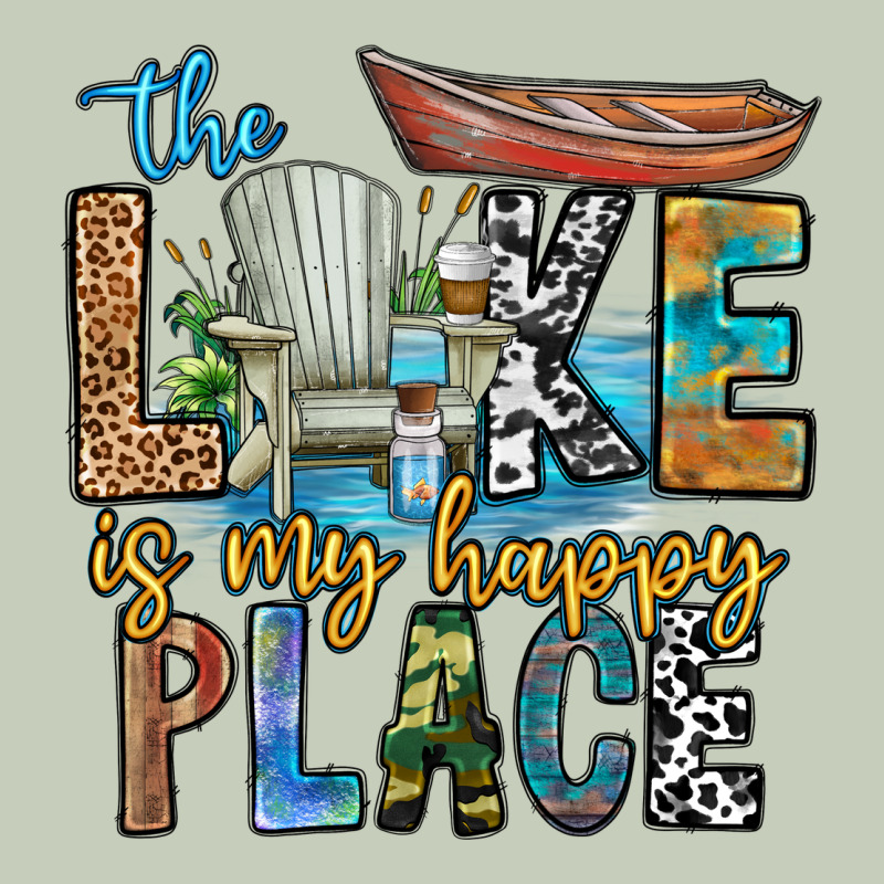 The Lakes My Happy Place Ladies Tee by CowhideDigitalArt | Teevron