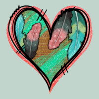 Feather Heart Zipper Hoodie | Teevron