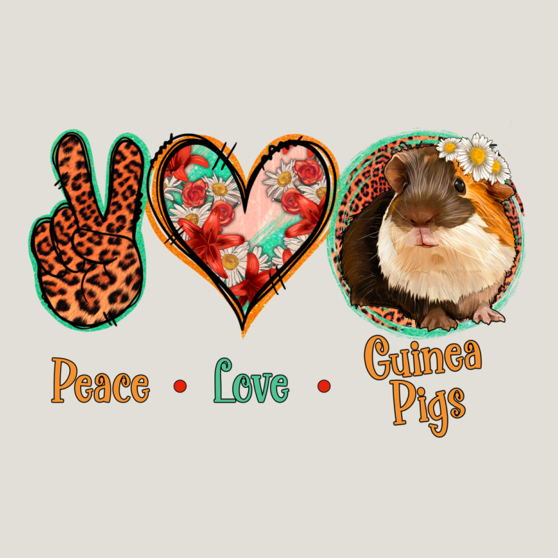 Peace Love Guinea Pigs Heavy Core Tee by Jasminsmagicworld | Teevron