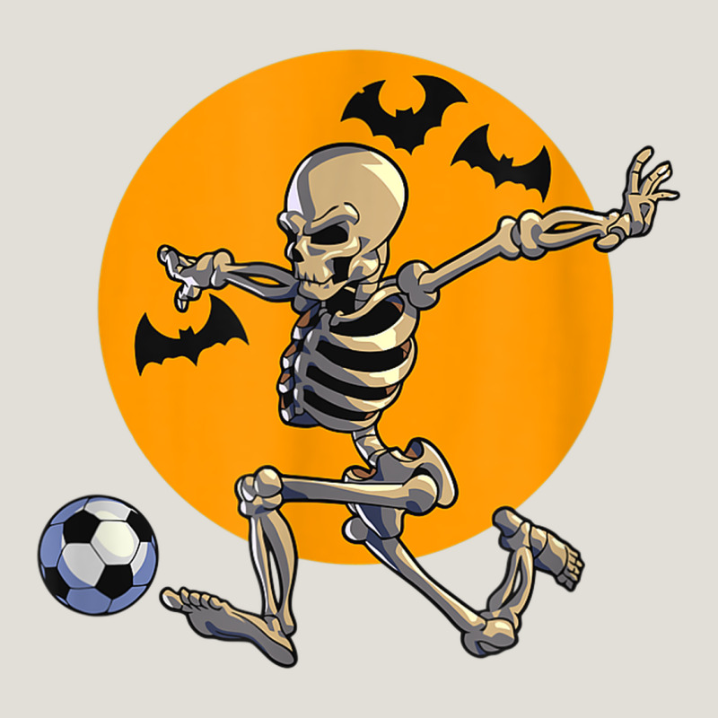 Skeleton Soccer Player Funny Halloween Blood Moon Heavy Core Tee by DesignPulse | Teevron