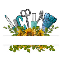 customize nail tools with sunflower | Teevron