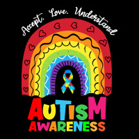 Autism Awareness Month T  Shirt Autism Awareness Rainbow Accept Unders Heavy Core Tee | Teevron