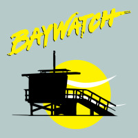 Baywatch Lifeguard Tower Sunset   Baywatch Heavy Core Tee | Teevron