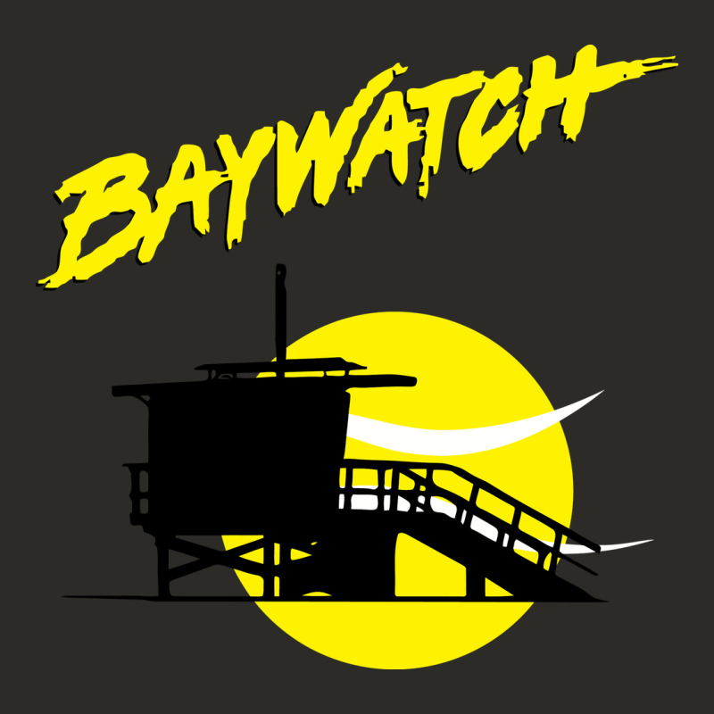 Baywatch Lifeguard Tower Sunset   Baywatch Heavy Core Tee by PixelWave | Teevron