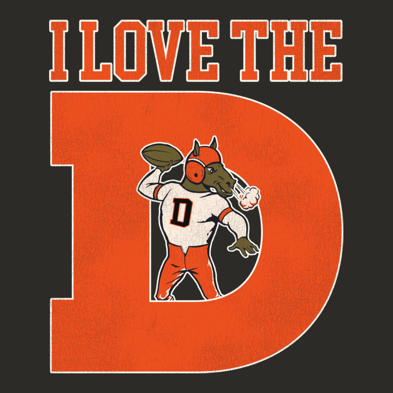 I Love The D Broncos Football Quote Heavy Core Tee by PixelWave | Teevron