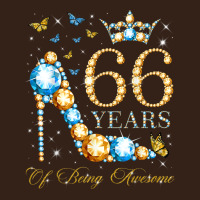 66th Birthday 66 Years Of Being Awesome 66 Years Old Woman Heavy Core Tee | Teevron