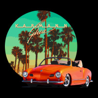 Karmann Ghia Sunset Palm Love Quote Heavy Core Tee | Teevron