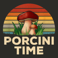 Vintage Sunset Porcini Mushroom Hunting Boletus Edulis T Shirt Heavy Core Tee | Teevron