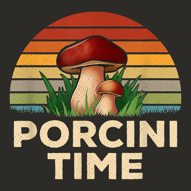 Vintage Sunset Porcini Mushroom Hunting Boletus Edulis T Shirt Heavy Core Tee by Craftify | Teevron