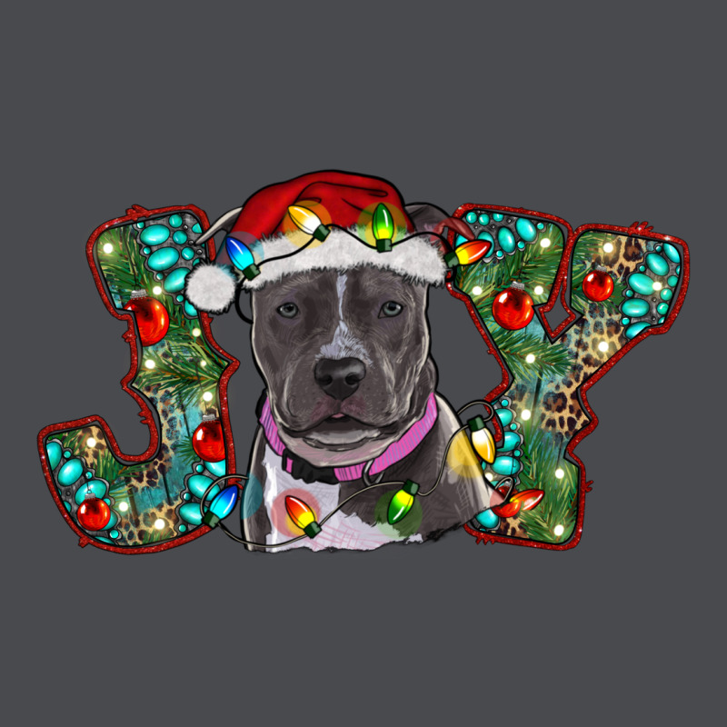 Christmas Joy Pitbull Zipper Hoodie by RanaPortraitStore | Teevron