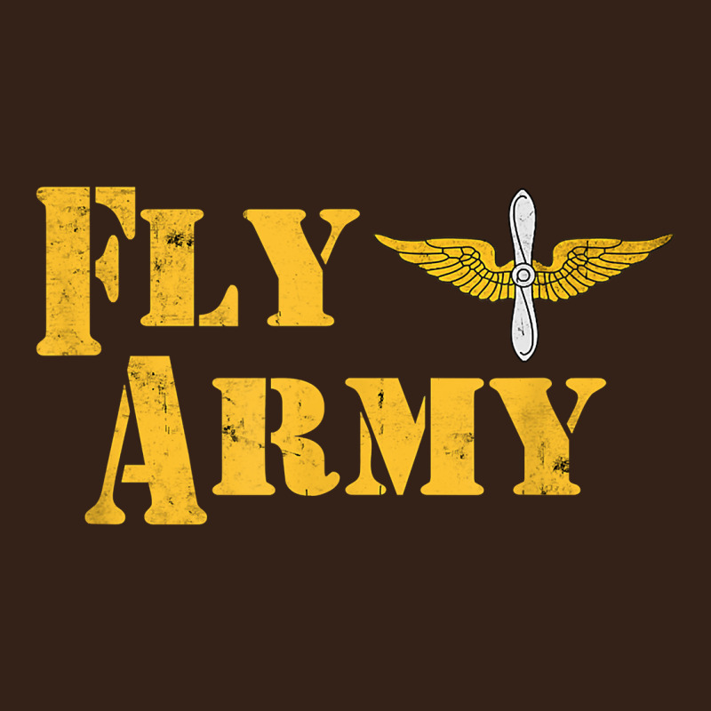 Vintage Fly Army Military Pilot Army Aviation Branch Heavy Core Tee by Craftify | Teevron