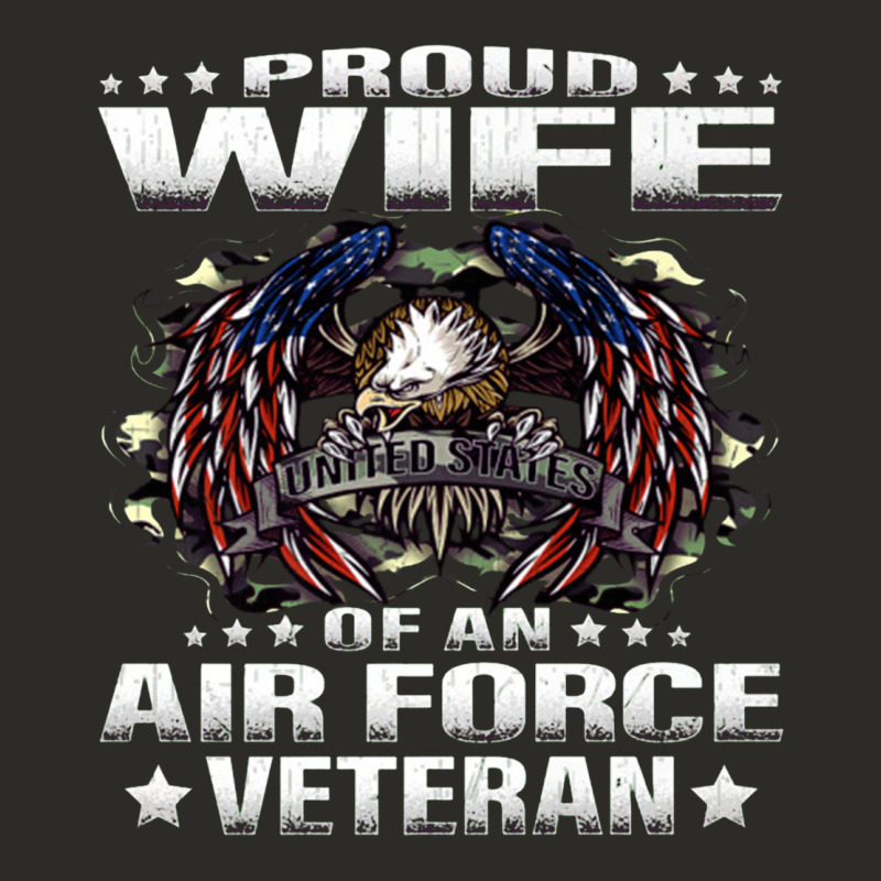 Proud Wife Of An Air Force Veteran Military Vet Spouse Gifts Premium M Heavy Core Tee by Craftify | Teevron