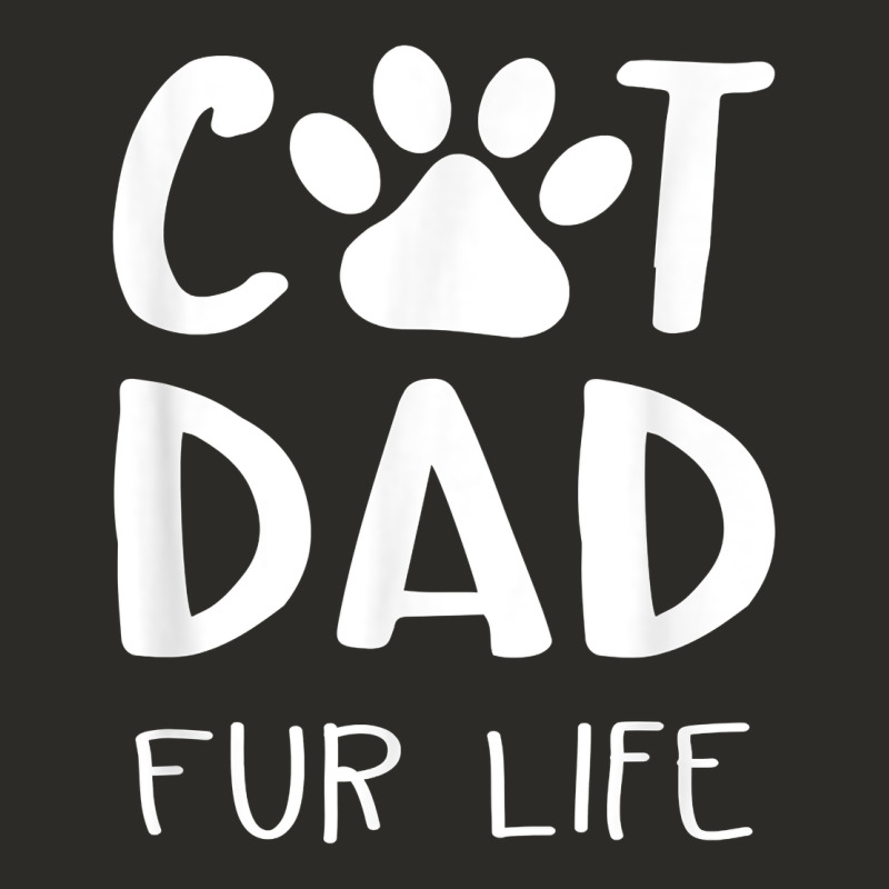 Funny Cat Dad Fathers Day Gift Shirt Fur Life Cat Tee Heavy Core Tee by InspiraDesign | Teevron