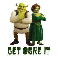 Shrek Fiona & Shrek Get Ogre It Text Poster | Teevron