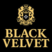 Black Velvet Canadian Whisky Heavy Core Tee | Teevron
