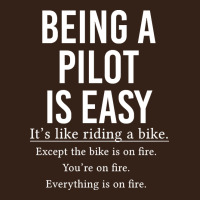 Funny Pilot Gift Being A Pilot Is Easy Heavy Core Tee | Teevron