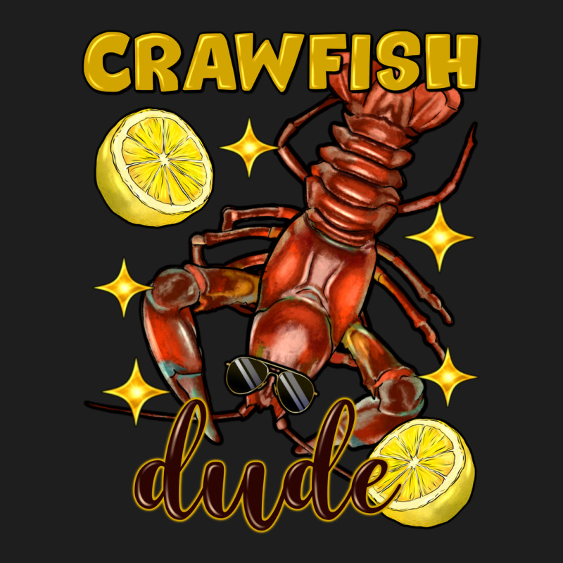 Mardi Gras Crawfish Dude Classic Tee by FaDigitalArtStudio | Teevron