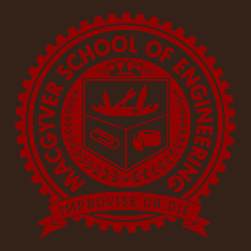 Macgyver School Of Engineering Heavy Core Tee by ArtChic | Teevron