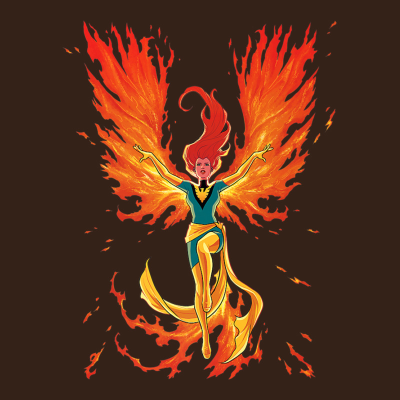 X-men Jean Grey Phoenix Cosmic Flames Heavy Core Tee by ArtChic | Teevron