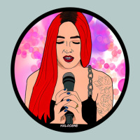 Red Hair Girl Singing Heavy Core Tee | Teevron