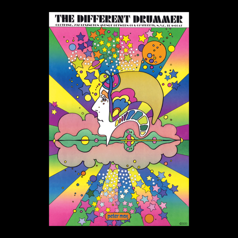 Different Drummer   Peter Max Heavy Core Tee by ArtChic | Teevron