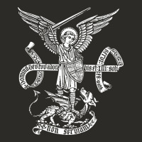 St Michael Archangel Catholic Angel Defend Us Heavy Core Tee | Teevron