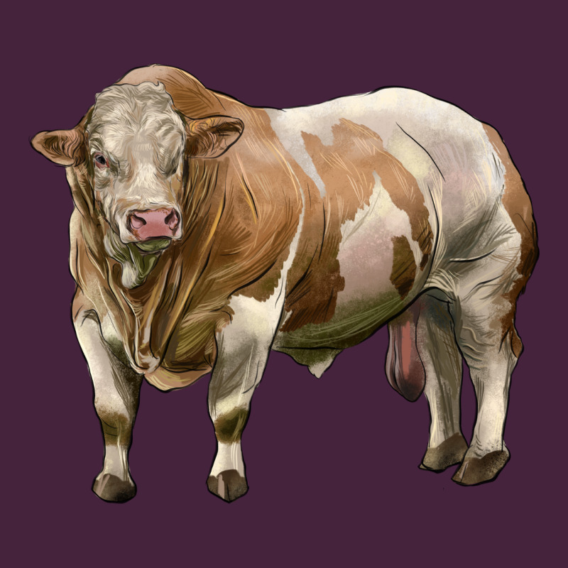 Simmental Bull Long Sleeve Tee by LillyAllenDesigns | Teevron