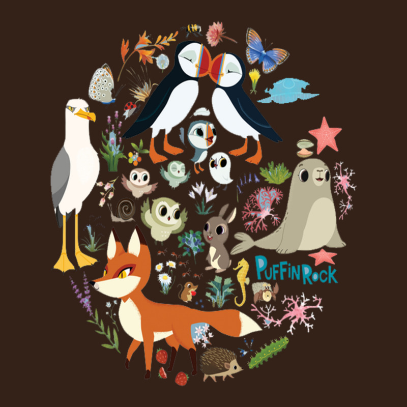 Puffin Rock Gift For Fans Puffin Rock Characters Heavy Core Tee by ArtChic | Teevron