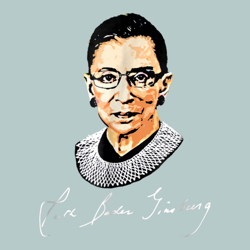 Rbg Ruth Bader Ginsburg Feminist T Shirt   Signature Art Heavy Core Tee by StudioElite | Teevron