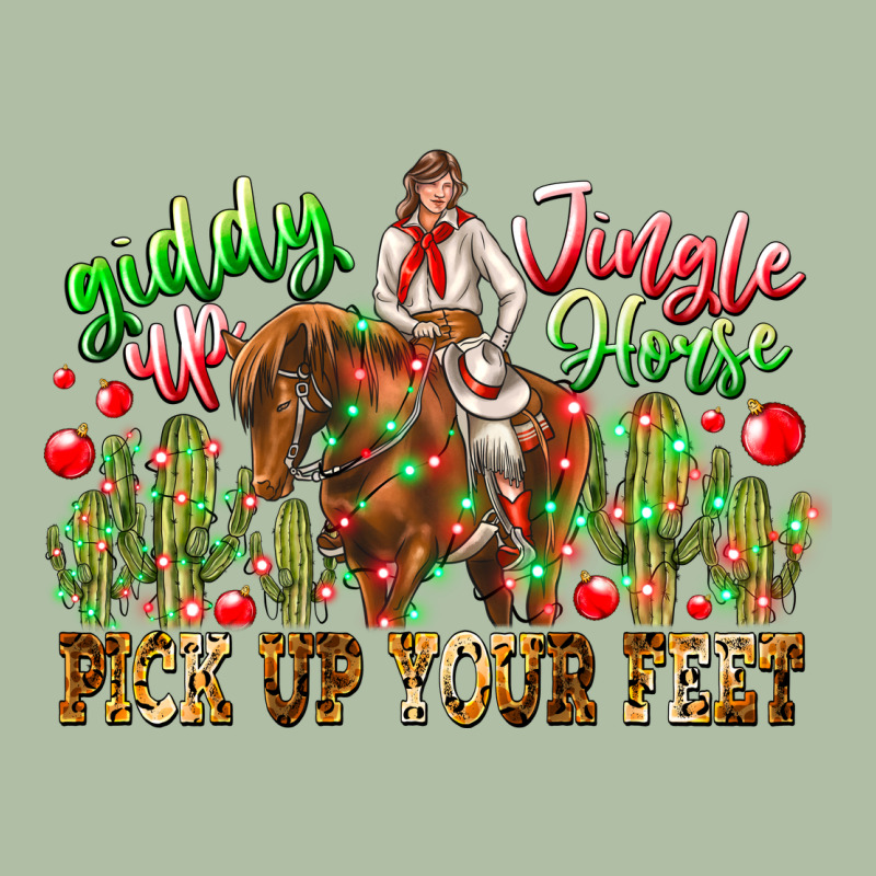 Giddy Up Jingle Horse Pick Up Your Feet Urban Heavy Tee by CowhideDigitalArt | Teevron