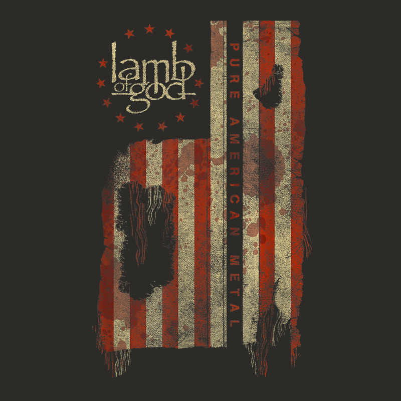 Lamb Of God, Pure American Metal Flag Heavy Core Tee by StudioElite | Teevron