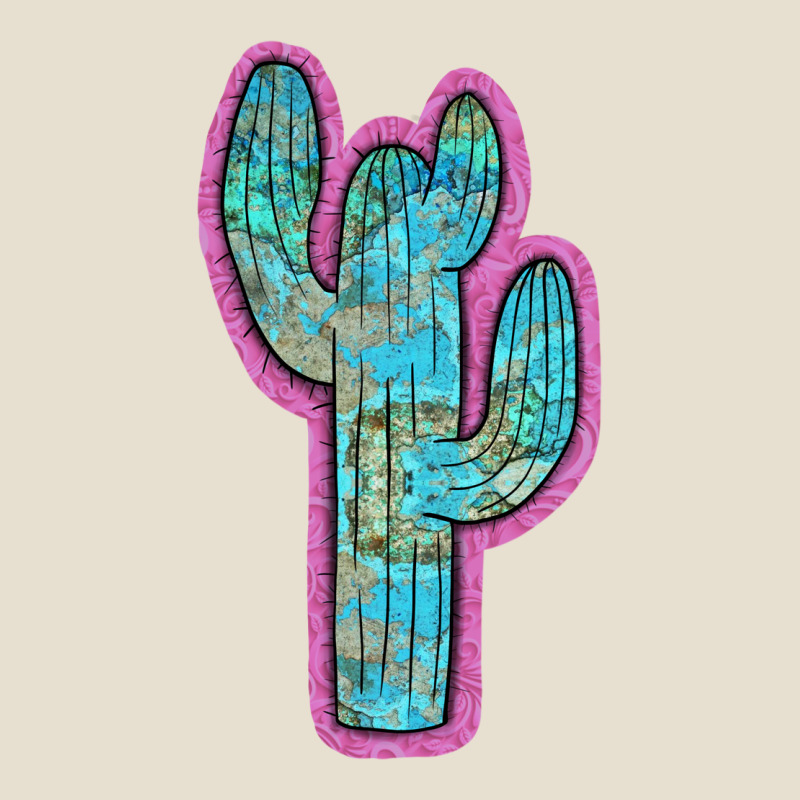 Western Turquoise Cactus Urban Hoodie by RanaPortraitStore | Teevron