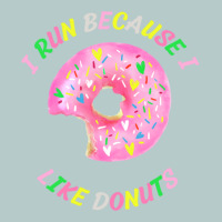 I Run Because I Like Donuts Heavy Core Tee | Teevron