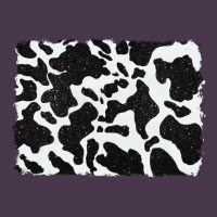 Distressed Black Glitter Cowhide Pattern Heavyweight Hoodie | Teevron