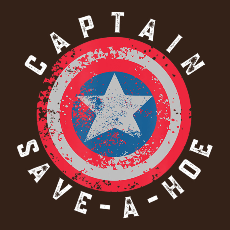 Captain Save-a-hoe Vintage Funny Retro Heavy Core Tee by StudioElite | Teevron