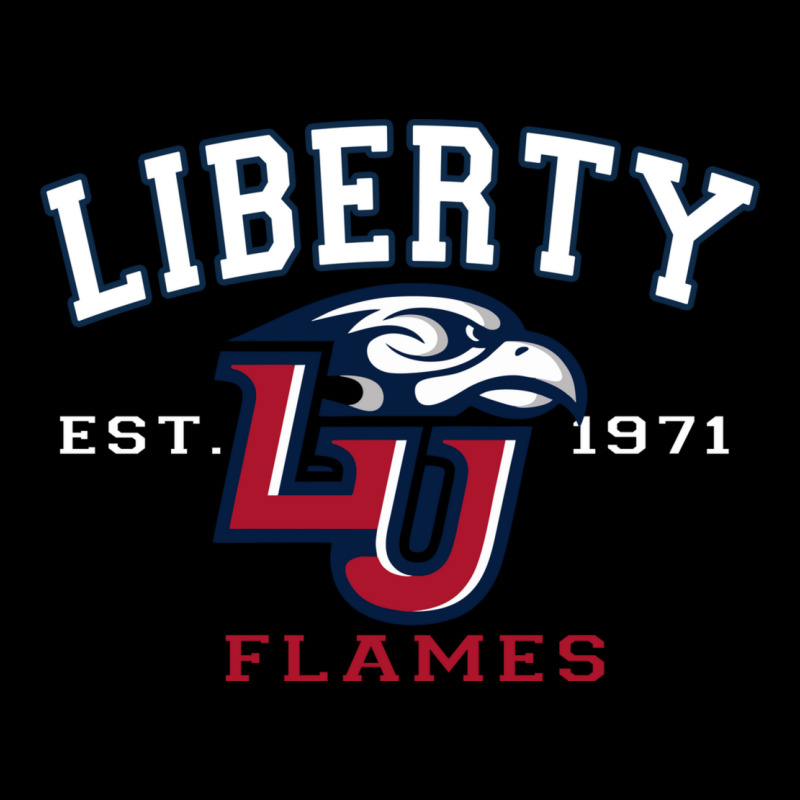 Liberty University Flames Football Lynchburg Virginia Sparky The Eagle Heavy Core Tee by PixelFlow | Teevron
