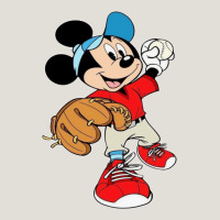 Micky-playing-baseball-cartoon-illustration-- Heavy Core Tee | Teevron