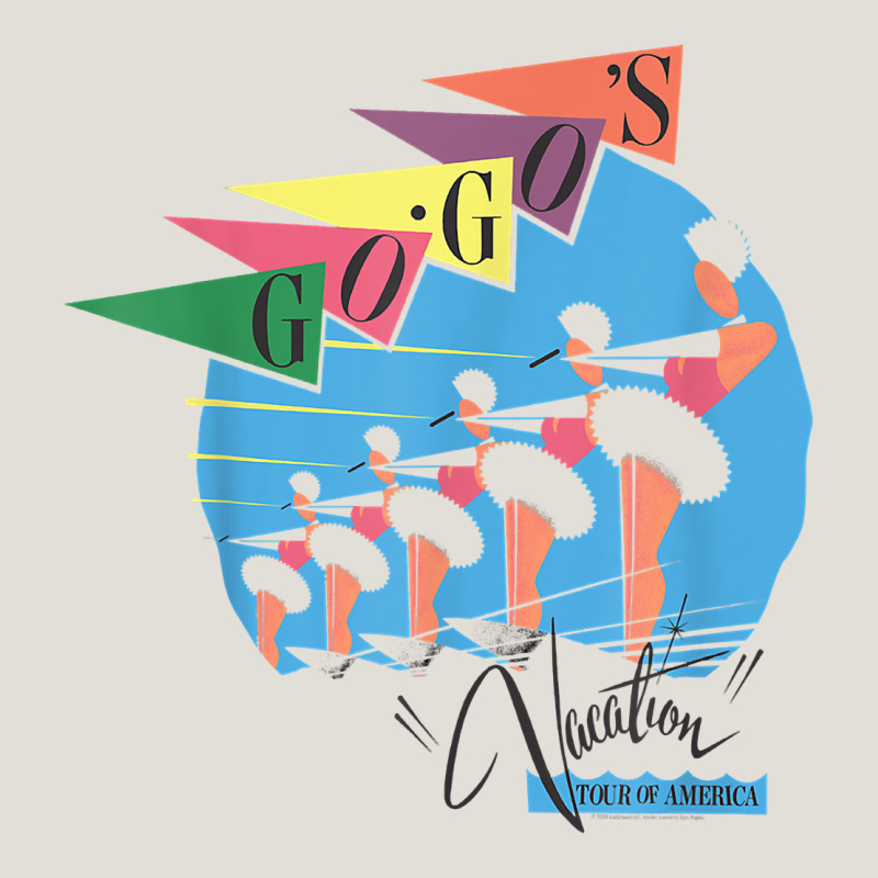 The Go Go's   Vacation Retro T Shirt Heavy Core Tee by SnappyArt | Teevron