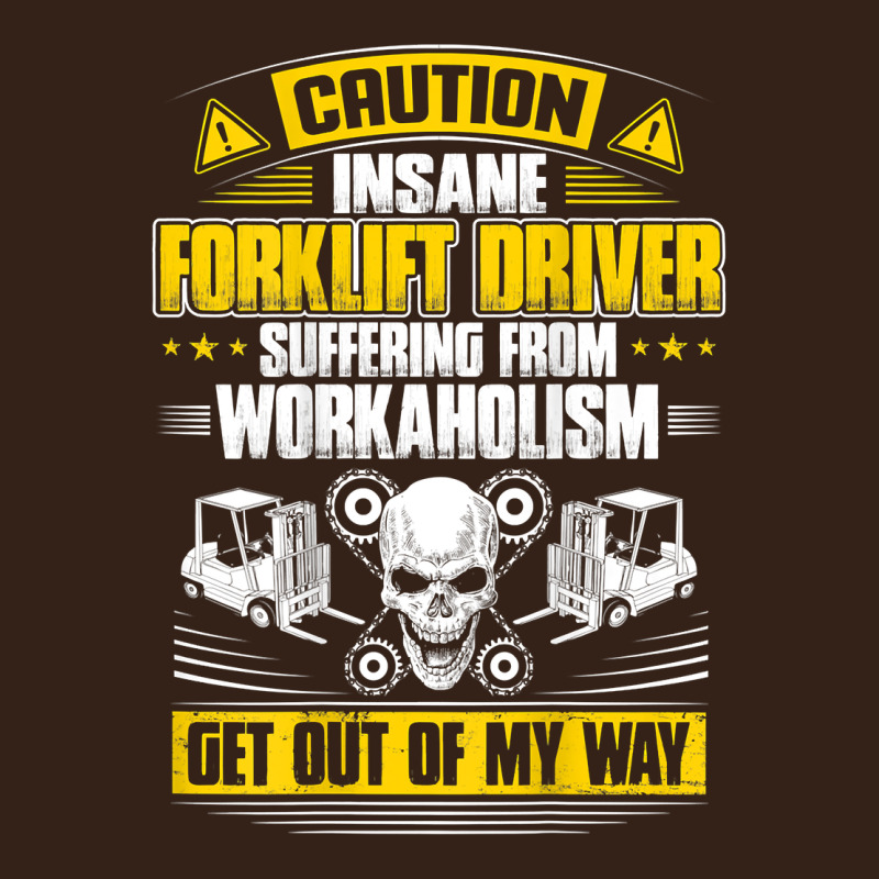 Forklift Operator Get Out Of My Way Forklift Driver T Shirt Heavy Core Tee by SnappyArt | Teevron