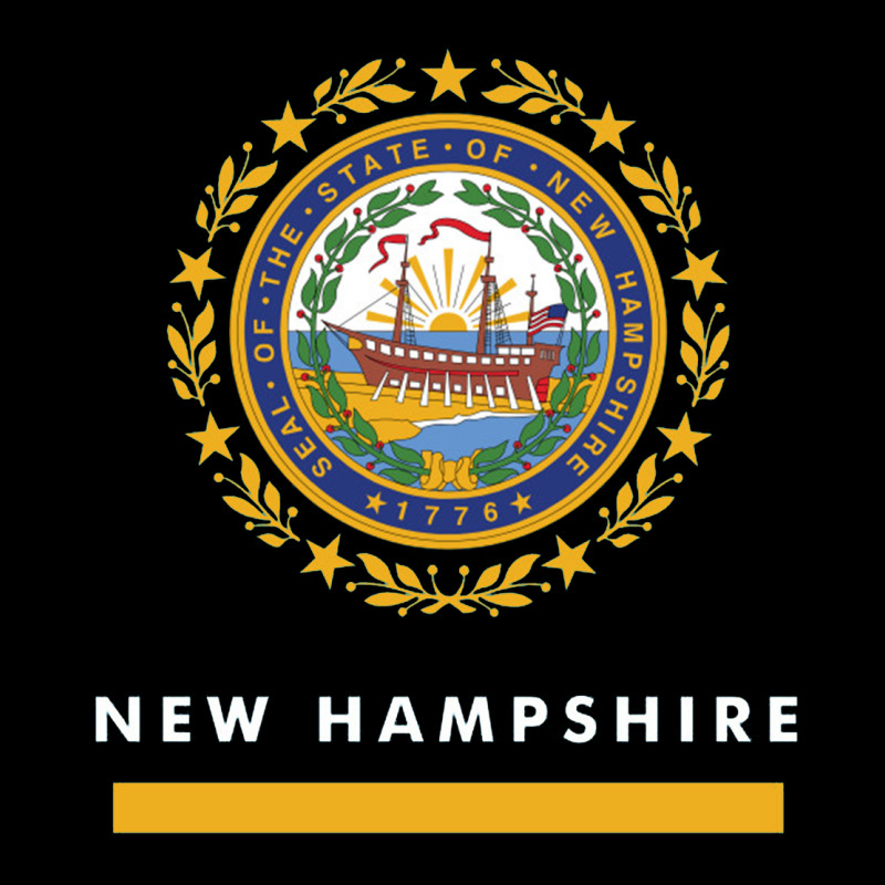 New Hampshire State Flag New Heavy Core Tee by SnappyArt | Teevron