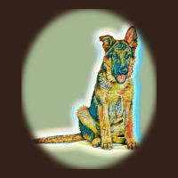 German Shepherd Isolated On Whot. Heavy Core Tee | Teevron