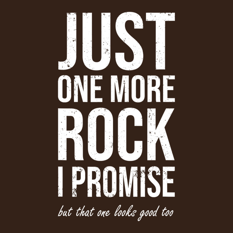 Rockhounds Gear Gift Just One More Rock Funny Rockhounding Heavy Core Tee by SnappyArt | Teevron