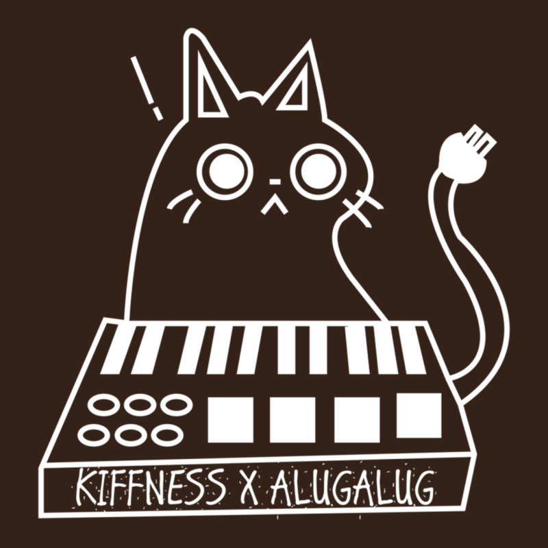 The Kiffness X Alugalug White Cat Classic Heavy Core Tee by SnappyArt | Teevron