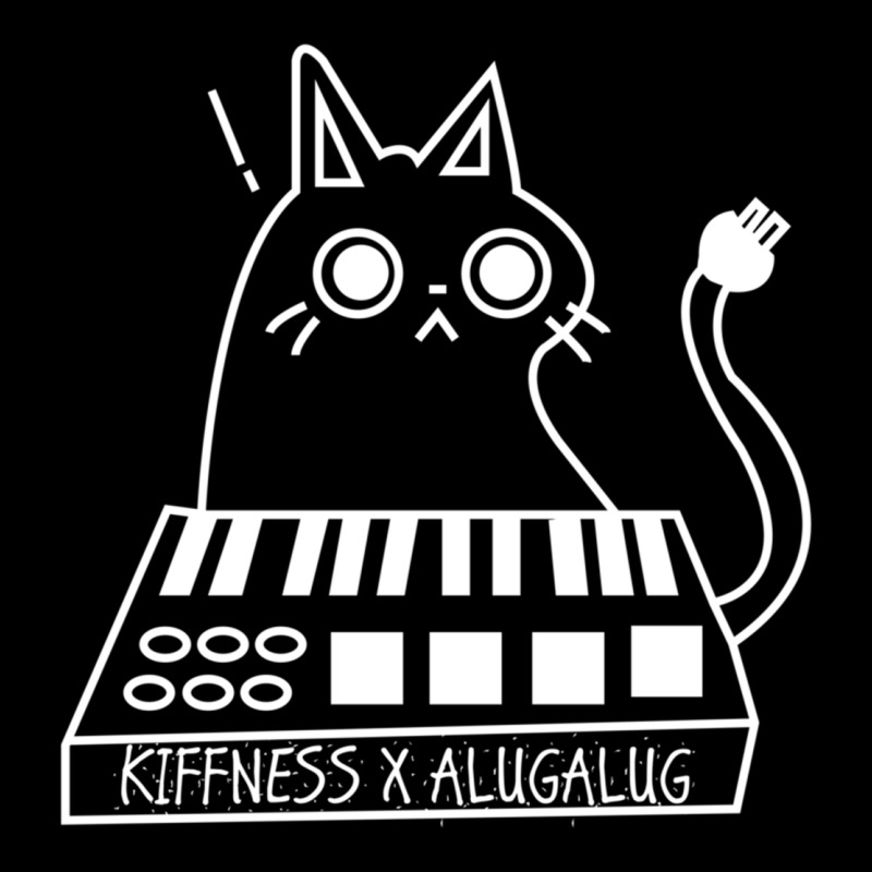The Kiffness X Alugalug White Cat Classic Heavy Core Tee by SnappyArt | Teevron