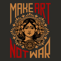 Make Art Not War Symbol Heavy Core Tee | Teevron